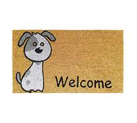 Banzaii Zerbino in Cocco da Esterno o Interno con Retro Antiscivolo 40x70 cm - Welcome Cagnolino