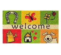 Banzaii Zerbino in Cocco da Esterno o Interno con Retro Antiscivolo 40x70 cm - Welcome Scacchi
