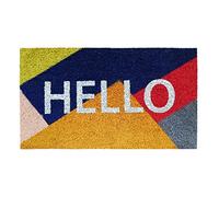 Banzaii Zerbino in Cocco da Esterno o Interno con Retro Antiscivolo e Brillantini Glitter Applicati 40x70 cm - Hello Colorato