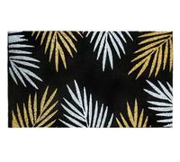 Banzaii Zerbino in Cocco da Esterno o Interno con Retro Antiscivolo e Brillantini Glitter Applicati 40x70 cm - Foglie Tropicali