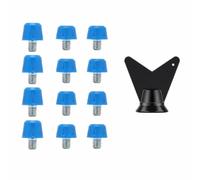 Baoblaze 12 Pezzi Tacchetti a Vite con Chiave | Filettati, Facili da Instre, Set di Ricambi per Tacchette con Chiave Inglese, Partite