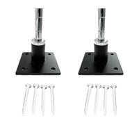 Baoblaze 2 basi per Bandiere da Spiaggia da Parete con Viti, Base compatta per ombrellone, Supporto per Bandiera a, segnaletica Stradale, Giardino, 90 Gradi