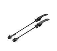 Baoblaze 2 Pezzi Bloccaggio Rapido Bicicletta ASSE Mozzo Ruota Anteriore Posteriore Metallo Compatibile con Bici da Strada E Montagna Adatto per Sostituzione R, Nero