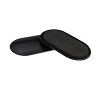 Baoblaze 2 Pezzi di Slider per Esercizi di Base, Addominali, per Allenamento della, Leggeri, per l'equilibrio dei Piedi, Dischi scorrevoli per a, Nero