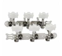 Baoblaze 2 Pezzi Meccaniche Chitarra Classica Acustica Piroli Accordatura Chiavette Tuning Stabili Acciaio Inossidabile Metallo Pomelli Decorativi Adatti per Principianti Studenti Insegnanti Lezioni