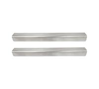Baoblaze 2 Pezzi Paraspigolo in Acciaio Inox 304 Resistente all'Acqua Proteggi-Bordo AntiGraffio per Rinnovamento Casa, Cassetto Spazzat, 23 Pollici