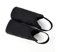 Baoblaze 2 Pezzi Tutore Caviglia Fascia Caviglia Steccatura Caviglia Bendaggio Caviglia con Design Aderente Non Ingombrante Adatta per Basket Calcio Corsa Esercizi in Casa, Nero, L