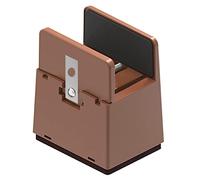 Baoblaze 2 rialzi per letto regolabili, tappetino per alzata per mobili per divano, sedia da scrivania, armadio, Marrone