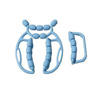 Baoblaze 2 Rulli per Massaggio della Fascia, Strumenti per Gambe, 23 Ruote, Massaggio Manuale per Braccia, Blu