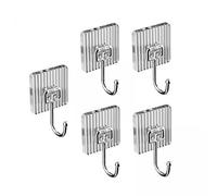 Baoblaze 2x5 Pezzi Ganci Da Parete, Ganci Appendiabiti, Ganci Porta Asciugamani Resistenti, Ganci Appendiabiti in Acrilico per La Casa, Ganci Da, 3 pezzi
