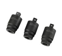 Baoblaze 3 Pezzi Adattatore di Coppia Set Limitatore di Coppia Adattatore per Cricchetto Bussola Esagonale in Acciaio Strumento Antiserraggio Adatto per Meccanico Garage Riparazioni Veicoli
