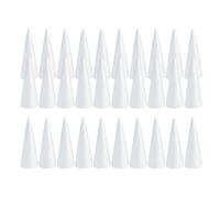 Baoblaze 30x Cono in Schiuma Artigianale Schiuma Albero Coni Progetti Fai da Te, Coni in polistirolo per Alberi di Natale per Festival Dipingere Alberi di, 150MM