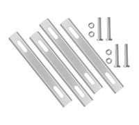 Baoblaze 4 Pezzi di Piastra di Fissaggio per Cestino Posteriore per Bicicletta, Hardware di Montaggio per Cestino, Accessori Premium, Pezzi di Ricambio,