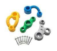 Baoblaze 4 Pezzi di Prese per Arrampicata su Roccia per Bambini, Kit di Arrampicata su Parete, Multi-Dimensioni, per casa, Esterni e Interni, Fai da Te, Prese, C
