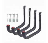 Baoblaze 4 Pezzi Gancio Multiuso in Metallo Salvaspazio Gancio con Viti e di Montaggio Resistente Ganci per Locale Tecnico, Officina, Aula Scolastica