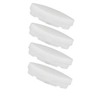 Baoblaze 4 pezzi Paraurti per sedile WC Imbottitura Bianco per casa Bagno Hotel Antiscivolo Adatto 1133070 1236365 Ricambio