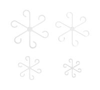 Baoblaze 4 Pezzi Supporto per Stelo di Pianta Tutore per Piante Rampicanti Gancio di Sostegno E Accessorio in PP per La Coltivazione Adatto per Giardino