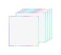 Baoblaze 5x Tavole Shikishi giapponesi quadrate per arti e mestieri, carta washi per schizzi artistici, firme e altri eventi, 15x15 Cm