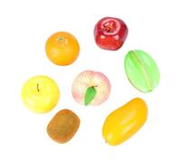 Baoblaze 7 pezzi di frutta artificiale realistica, frutta finta, centrotavola decorativi, modelli, oggetti di scena per spettacoli teatrali in cucina