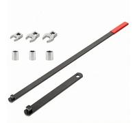 Baoblaze 8 Pezzi Tendicinghia Auto Chiave Cricchetto Chiave Bussola Attrezzo Cinghia in Acciaio Cromo Vanadio con Attacchi 3/ per Sostituzione Cinghia