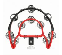 Baoblaze a Due File di Sonagli Suono Chiaro con Manico a Forma di Dito Ergonomico Strumento le per Cantanti, Rosso