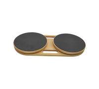 Baoblaze Ab Board Waist per Palestra Domestica, Esercizi in Legno per rafforzare Addominali, Twist Board, Disco per Torsione della Vita