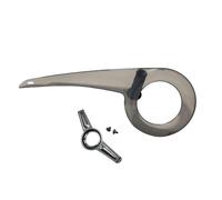 Baoblaze Accessorio per Catena Bici 32-38, Parti di Ricambio, Custodia per Guarnitura, Nero Trasparente
