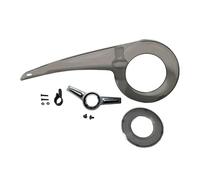 Baoblaze Accessorio per Catena Bici 32-38, Parti di Ricambio, Custodia per Guarnitura, Set Completo Nero Trasparente