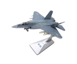Baoblaze Aerei Modello Aereo Caccia Modellino Jet da Combattimento Aereo Militare in Lega con Struttura Dettagliata E Finitura Sobria Adatto per Appassionati Esposizione Salotto Libreria