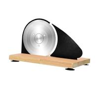 Baoblaze Affettatrice per Pane Manuale Macchina per Affettare Utensile Da Cucina con Manovella E Spessore Regolabile Adatto per Pane E Formaggi, Nero