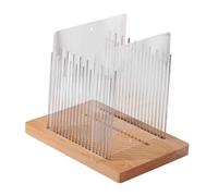 Baoblaze Affettatrice per pane, regalo per uso domestico, facile da pulire, gadget da cucina, tagliere in legno per pane da tramezzino, toast, bagel, pagnotta