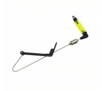 Baoblaze Allarme di Abboccata per Pesca con Supporto in Acciaio E Corpo Cilindrico Trasparente per Movimenti Del Filo Adatto per Carpa Pesca in Lago