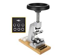 Baoblaze Apri-cassa per orologi con 6 matrici per casse di orologi a vite Apertura massima del mandrino 60 mm Strumento per la riparazione di orologi Strumenti