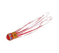 Baoblaze Aquilone a Forma di Polpo, Gioco di Volo per Bambini, Elegante, Facile da Far Volare, Giocattoli per Bambini, Aquilone da Spiaggia a per Fa, Rosso