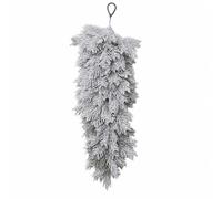 Baoblaze Artificiale Innevato Folto | Design Compatto Salvaspazio, Decorazione da Appendere con Gancio, per D'ingresso, Stile C