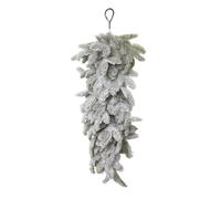 Baoblaze Artificiale Innevato Folto | Design Compatto Salvaspazio, Decorazione da Appendere con Gancio, per D'ingresso, Stile D