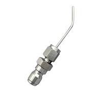Baoblaze Attacco Maschio da 1/4" per Lavaggio a Macchina, Testina di Lavaggio Ad Alta Pressione Senza Sforzo per Manutenzione a Caldo, 5.5 Cm Piegato