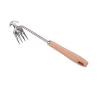 Baoblaze Attrezzo per diserbare, estrattore di Erbacce, diserbante Manuale Leggero per Risparmiare Fatica, attrezzo da Giardino per la piantumazione in Cortile, Quattro Denti, 30 Cm