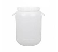 Baoblaze Barile con Doppio Coperchio Alimentare | Botte da 25 Litri per Fermentazione, Riutilizzabile, Barile per Fermentazione, Conserzione ', Fattoria, 50 Grande Aperto