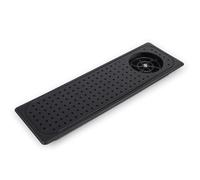 Baoblaze Barware Cleaning Device Rondella per Bicchieri Lavavetri da Banco Lavabicchieri Lavatazze Design Incassato a Basso Profilo con Angoli Arrotondati E, Nero, Grande