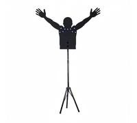 Baoblaze Basketball Training Dummy Manichino Avversario per Basket Strumento Allenamento Braccia Mobili Ampio Raggio Base, Adulto con Supporto, Altezza Regolabile Mani 2.08-2.83m, Testa 1.65-2.4m