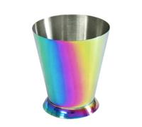 Baoblaze Bicchiere Tazza Cocktail da Bevanda Coppa Inox Superficie Riflettente Durevole Comoda da Usare Adatta per Ristorante Sala Pranzo, Multicolore