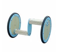 Baoblaze Bicicletta Senza Pedali per Bambini Bicicletta di Equilibrio Scooter Pedale Esercizi Coordinazione Equilibrio Controllo Piedi Telaio Legno Componenti, Color to 2, Color to 2