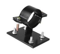 Baoblaze Bike Basket Bracket Supporto per Cestino Anteriore Biciclette Accessori Fissaggio Staffa Regolabile in Metallo Ferro Installazione Semplice Adatto a C, da 4.7 a 5.4 Cm