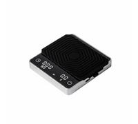 Baoblaze Bilancia da Caffè Digitale Bilancia Espresso Bilancia per Versare Bilancia da Cucina Bilancia Compatta con Sensibilità 01 G Piano E Silicone Adatta a Campeggio Viaggio, Silver