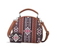 Baoblaze Boho pattern women borse tela spalla per spalle per viaggi di strade estivi viaggi, CaffÈ