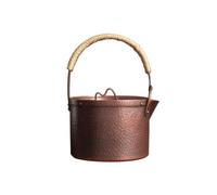 Baoblaze Bollitore in Rame Teiera Bollitore Caraffa Martellato con Beccuccio Laterale a Flusso Regolare E Impugnatura Confortevole Adatto per Preparazione Del, 680 Ml, Puro Rame Viola Fatto A Mano