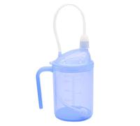 Baoblaze Borraccia Industriale Tazza con Cannuccia Bicchiere con Manico Bicchiere Anti Perdite Materiale PP E Silicone con Ml Adatta per Adulti Anziani Riabilitazione Uso Domestico Capacità450ml