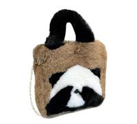 Baoblaze Borsa a tracolla multifunzione in peluche a forma di panda, per appuntamenti al parco, viaggi, CaffÈ