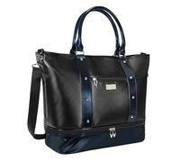 Baoblaze Borsa da Golf Borsa Sportiva Borsone Borsa da Viaggio Sacca con Scomparto Scarpe in Poliestere Impermeabile con Manici E Tracolla Adatta a Campo da, Black
